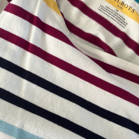 Talbots AUTHENTIC TALBOTS TEE - BOWEN STRIPE size 1x - Picture 12 of 12